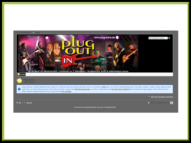 Forum der Band Plug out in